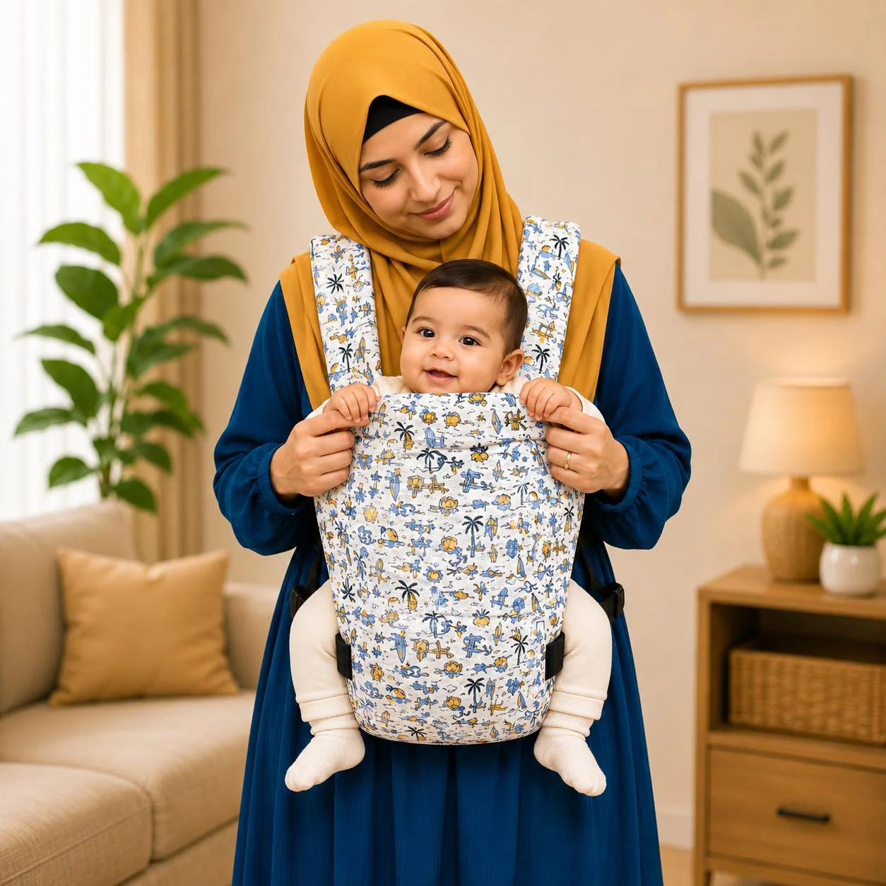 Premium Ergonomic Baby Carrier for Safe, Comfortable & Hands-Free Parenting